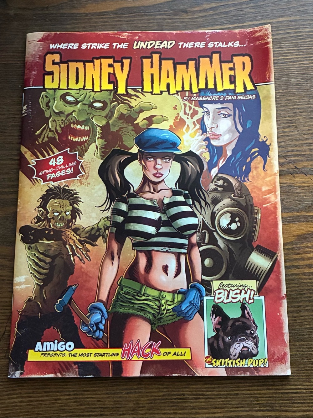 Sidney Hammer #1 One Shot Amigo Comics 2015 Horror NM 9.4 Rare Indie